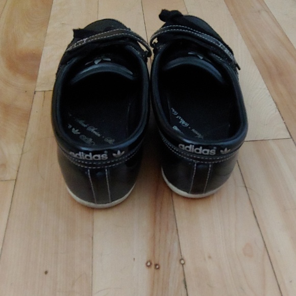 Adidas black and grey logo ballerina size 6 - Picture 2 of 4